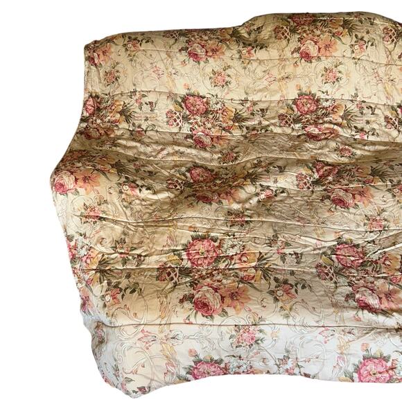 RALPH LAUREN Hydrangea Flora Natural FULL/QUEEN Comforter Vintage USA Made - Picture 4 of 11